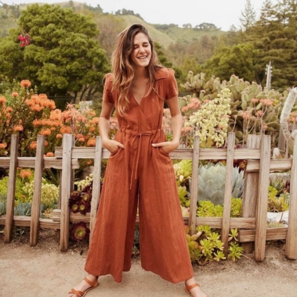 Rust Jumpsuit for Women
